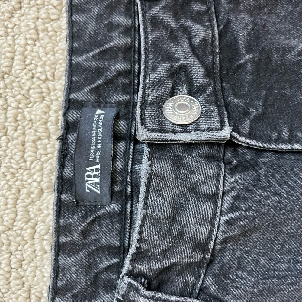 Zara Black Denim Jeans